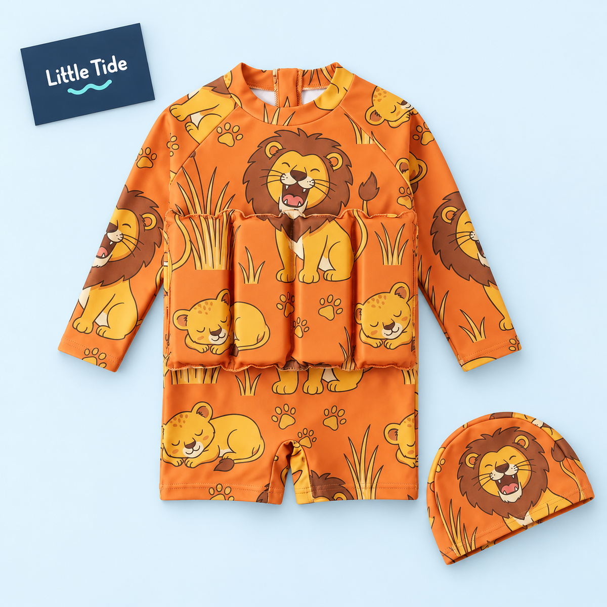 Little Tide Wild Animals — Orange Lion