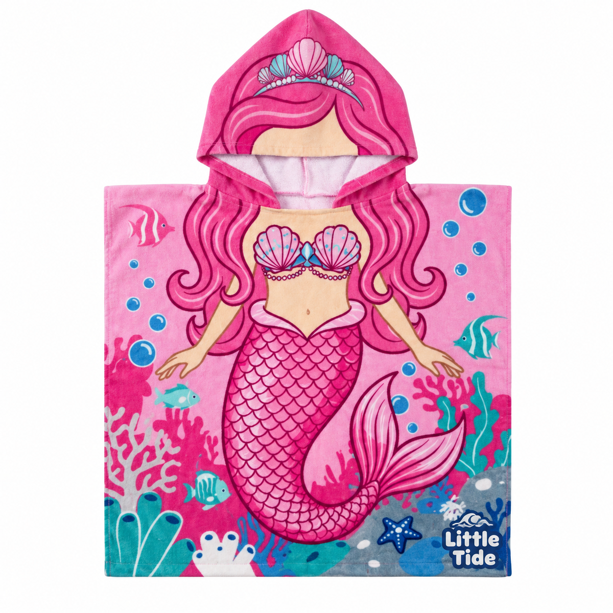 Little Tide™ Character Poncho Towel — Mermaid