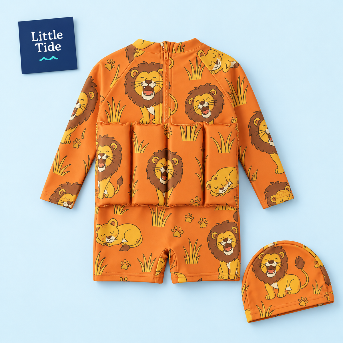 Little Tide Wild Animals — Orange Lion
