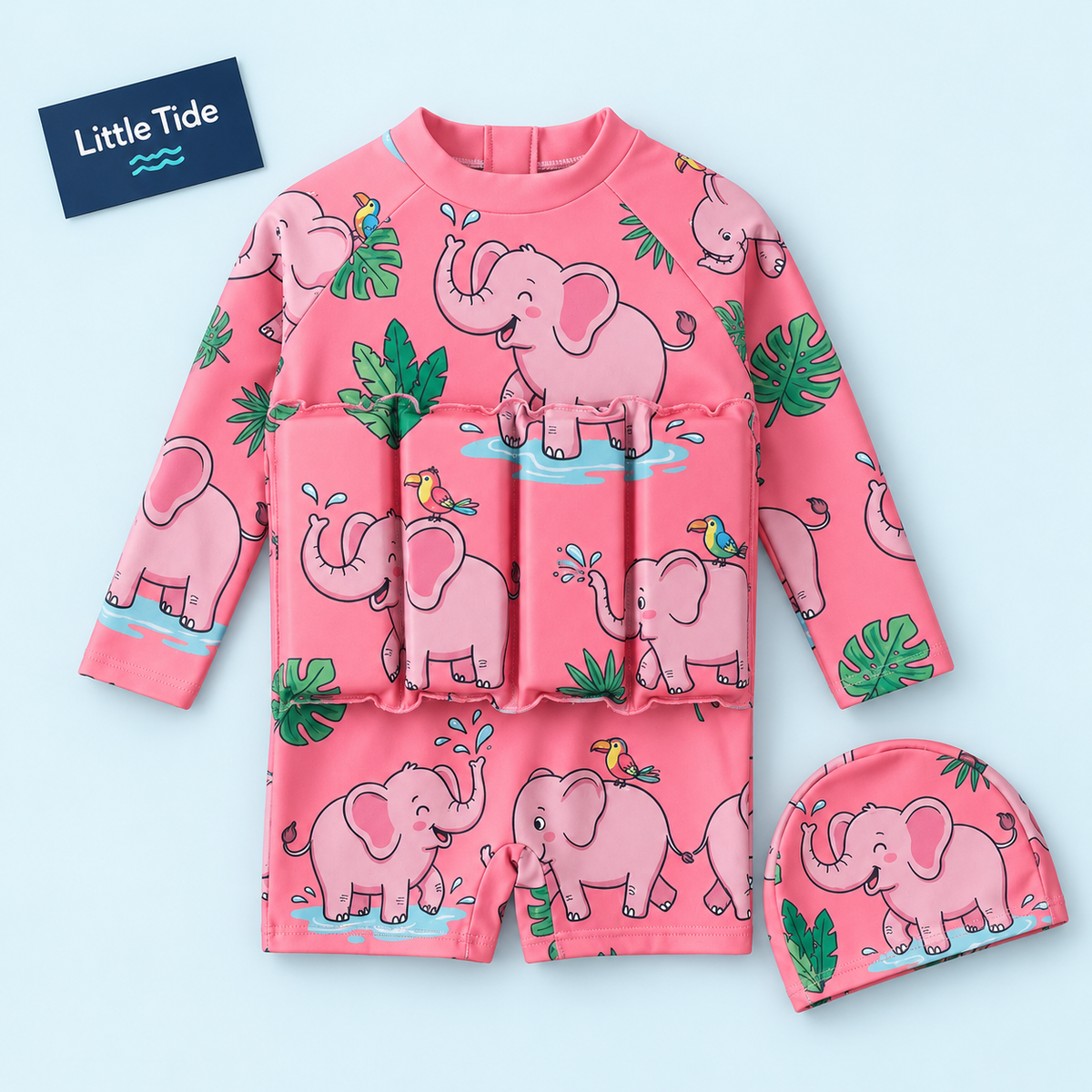 Little Tide Wild Animals — Pink Elephant