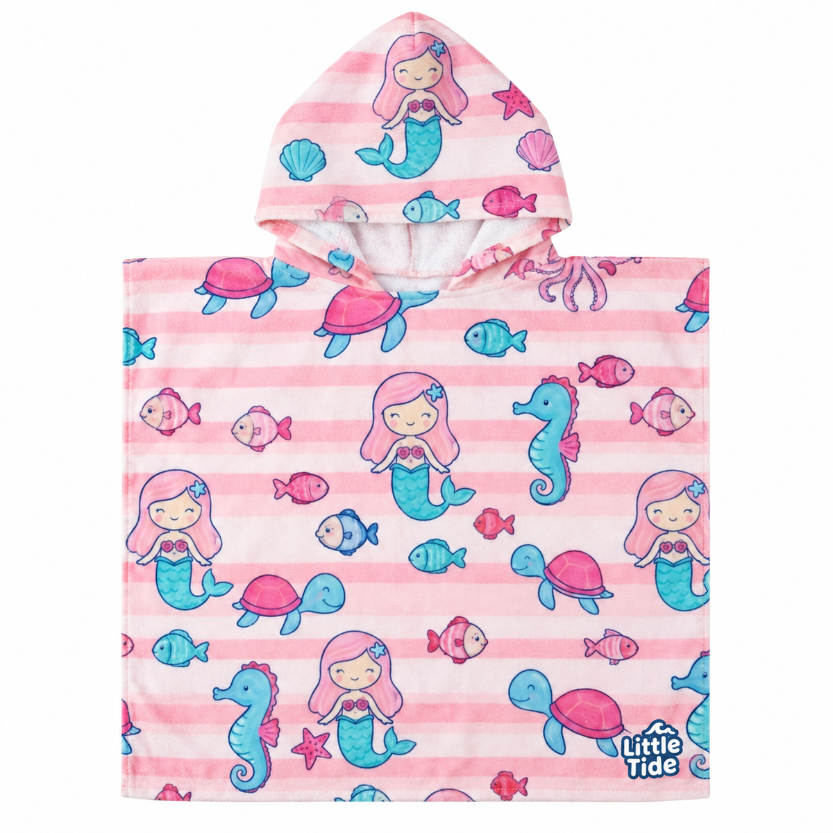 Little Tide™ Matching Poncho Towel — Light Pink
